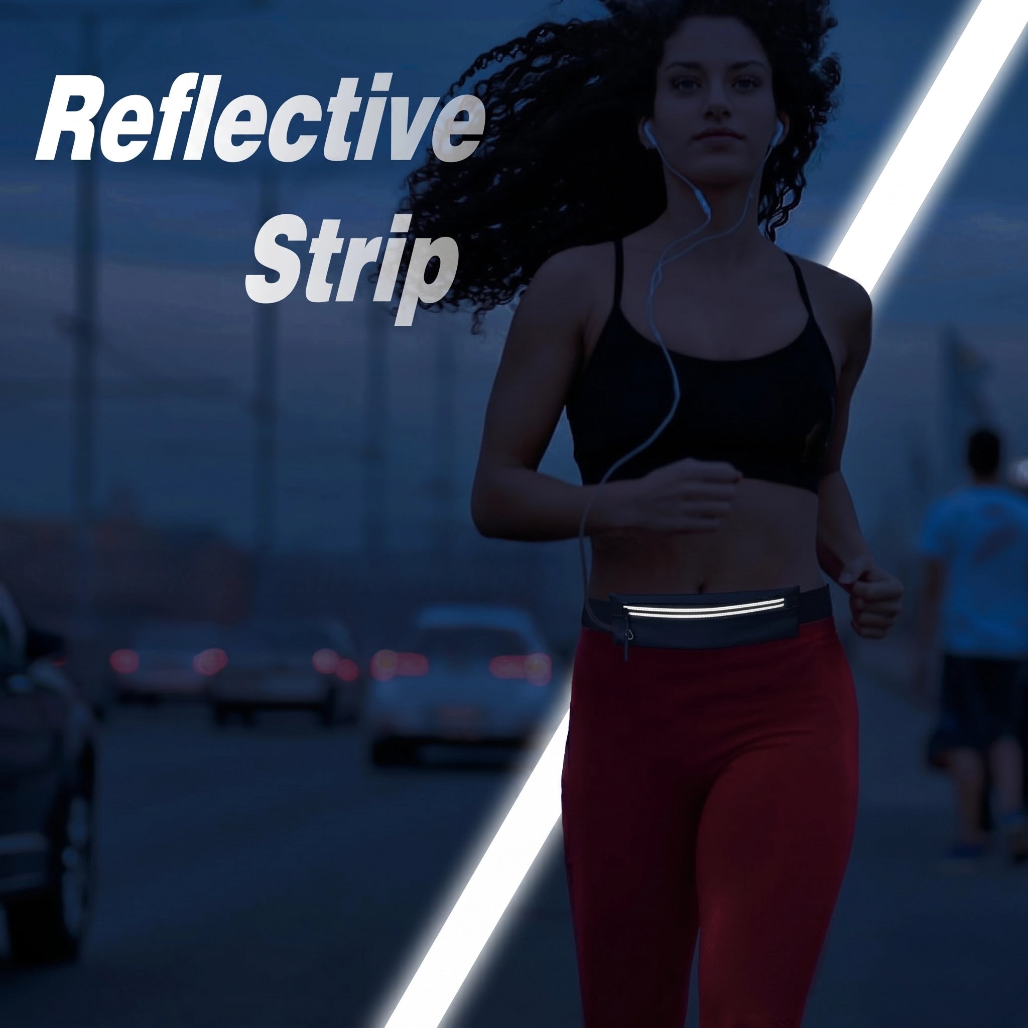 Slim Running Belt – Phone Holder Waist Pack for Men & Women (Fits All Phones)