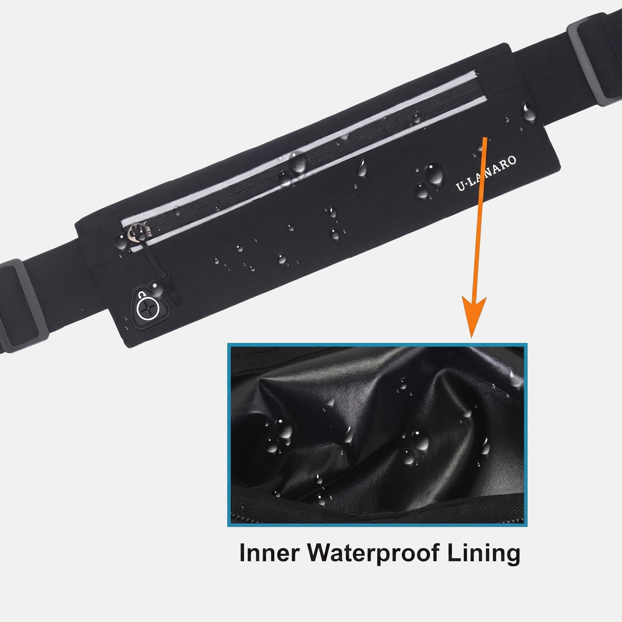 Slim Running Belt – Phone Holder Waist Pack for Men & Women (Fits All Phones)