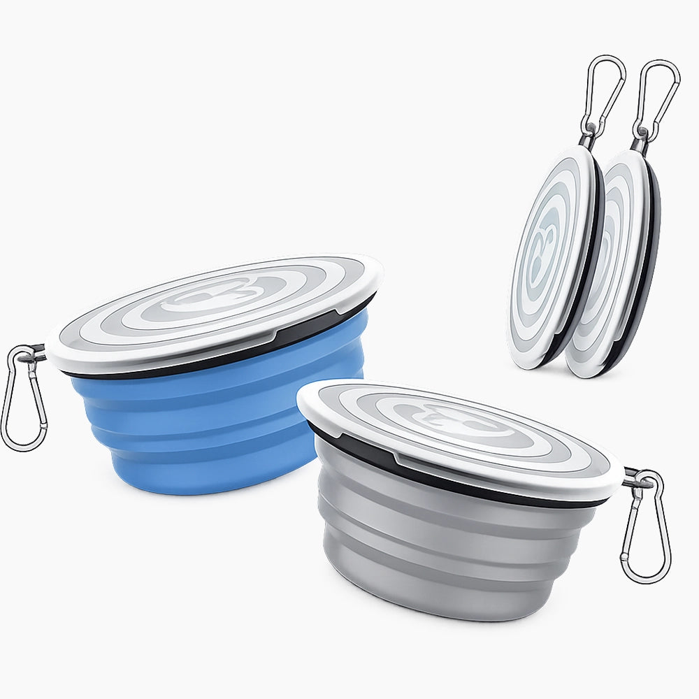 Tappwoo Travel Feed & Water Bowls for Dogs & Cats