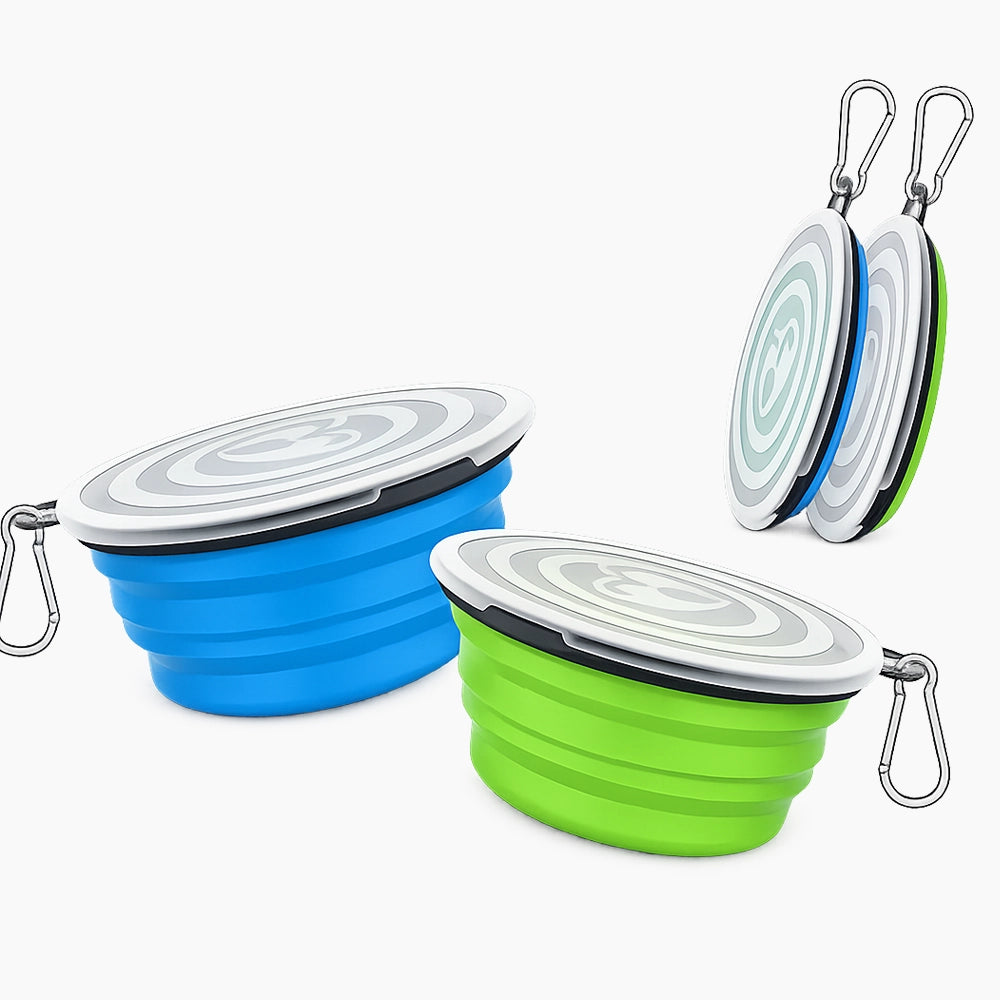 Tappwoo Travel Feed & Water Bowls for Dogs & Cats