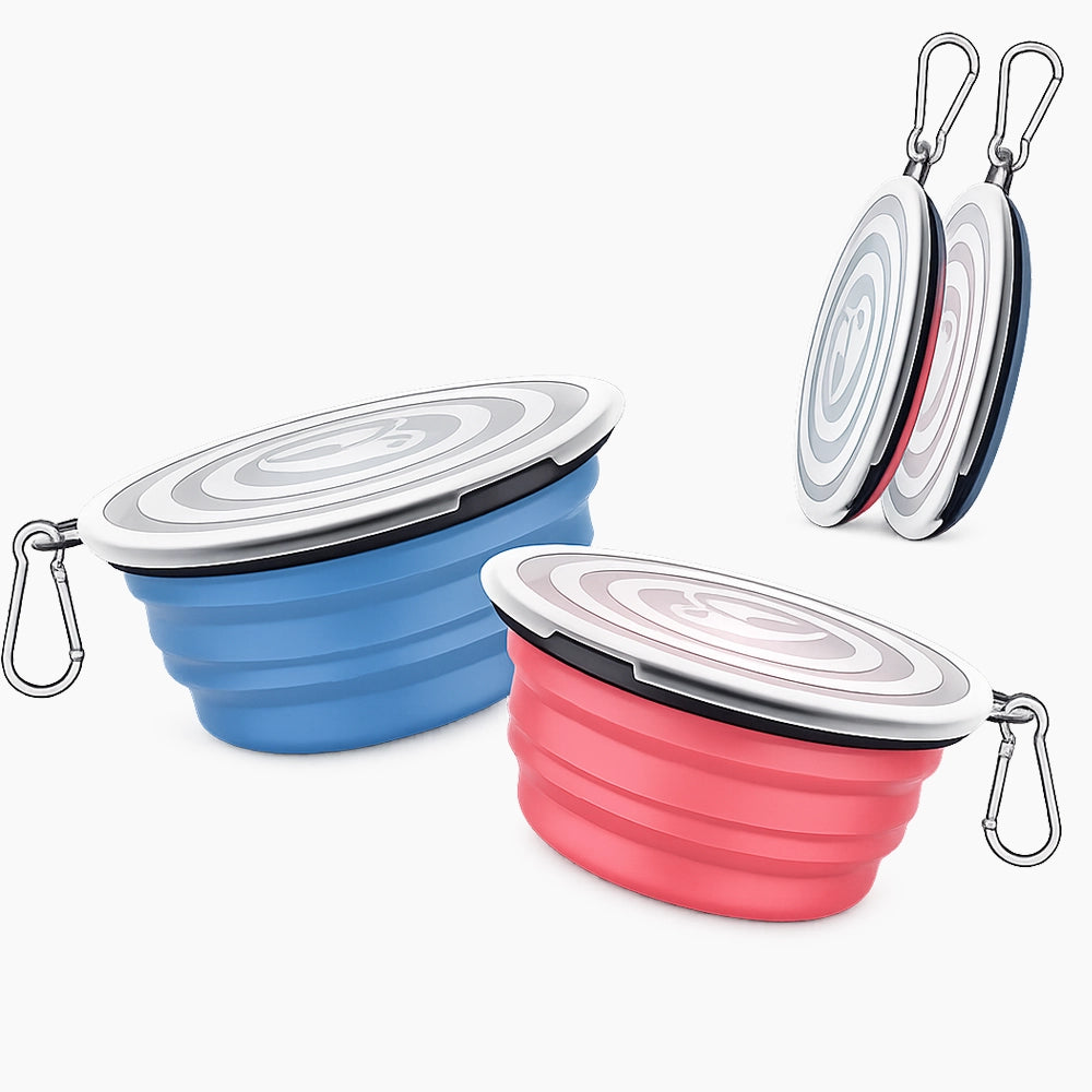 Tappwoo Travel Feed & Water Bowls for Dogs & Cats