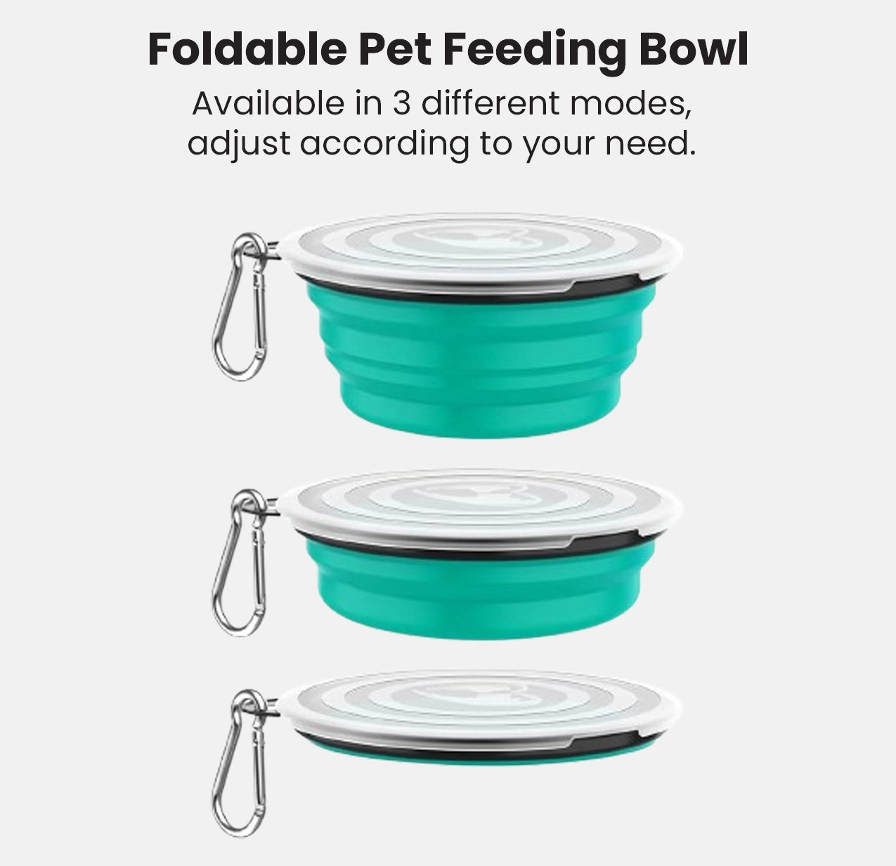 Tappwoo Travel Feed & Water Bowls for Dogs & Cats