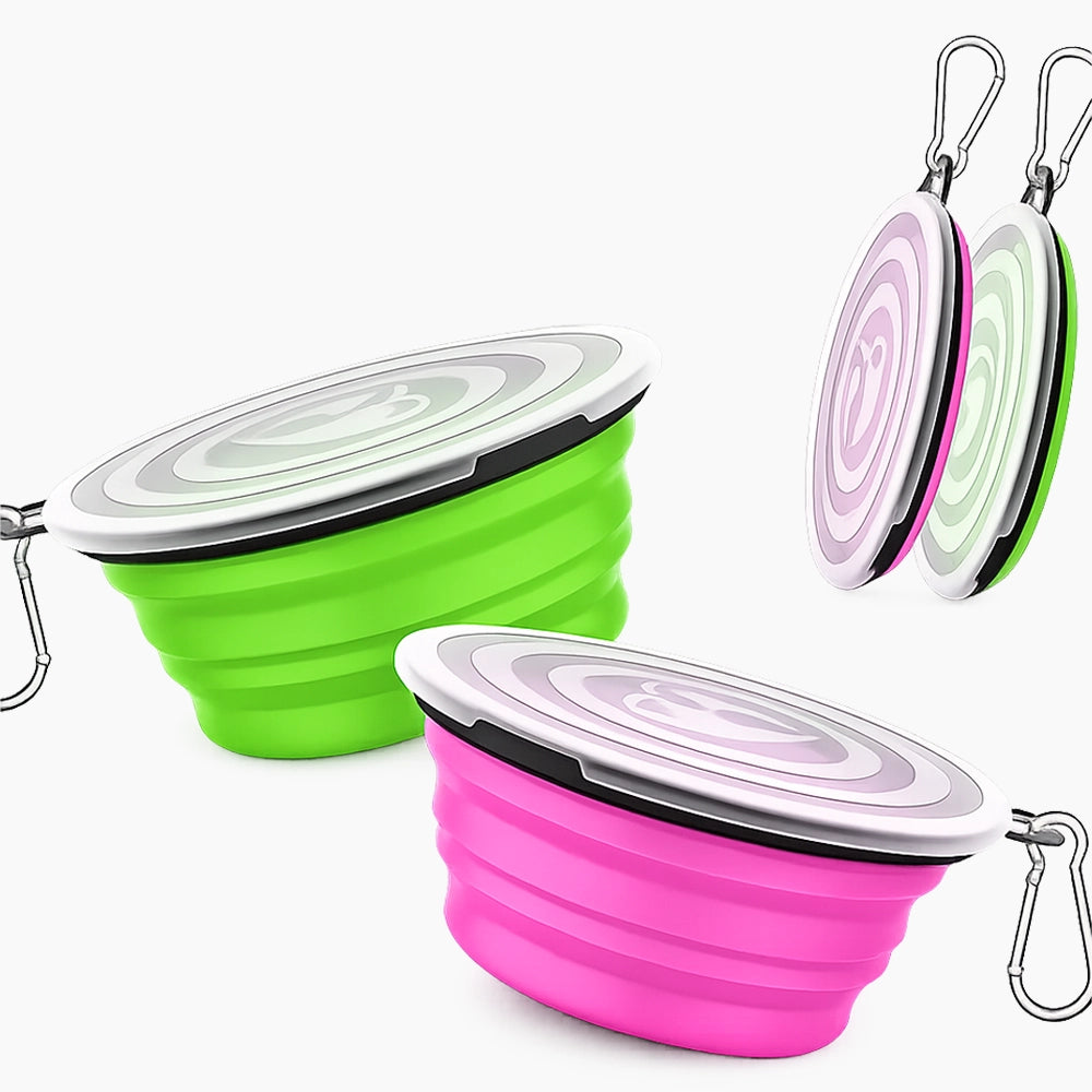 Tappwoo Travel Feed & Water Bowls for Dogs & Cats