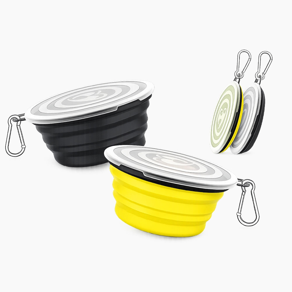 Tappwoo Travel Feed & Water Bowls for Dogs & Cats